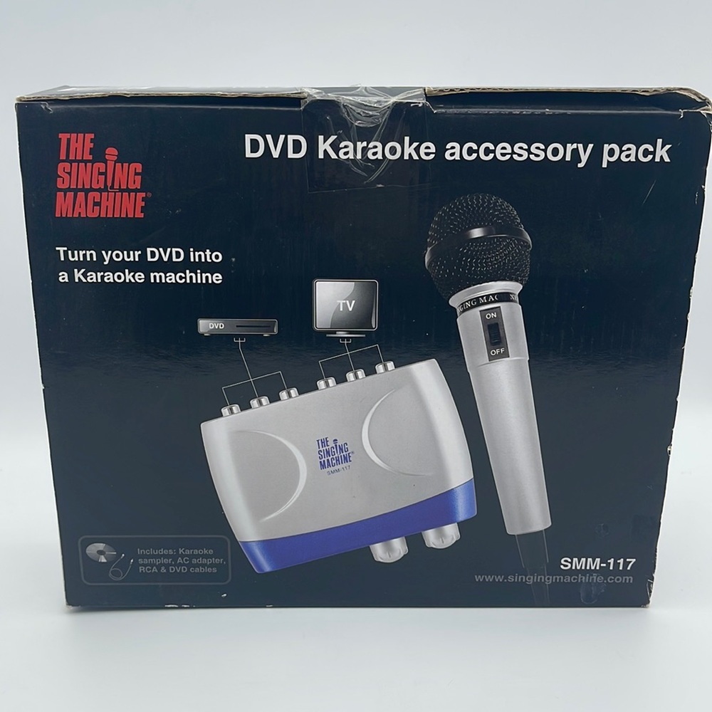 The Singing Machine DVD Karaoke Accessory Pack Parties Holidays NEW